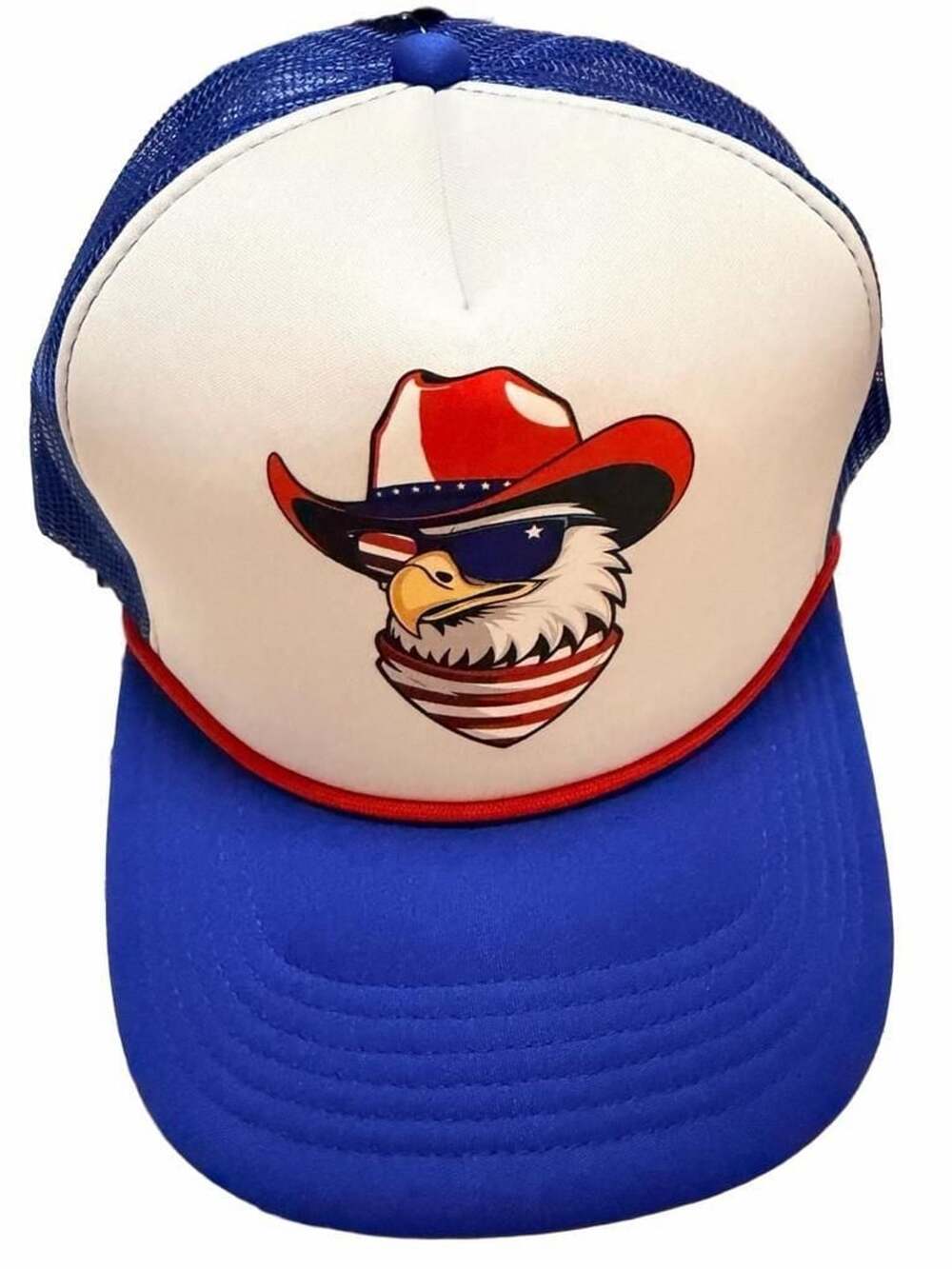 Pugs America 250th Anniversary Patriotic Eagle Trucker Hat